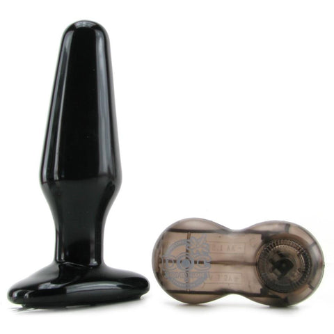 Rump Shakers Medium Vibrating Butt Plug in Black