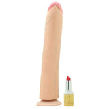 The Realistic 12 Inch UR3 Vac-U-Lock Cock in White