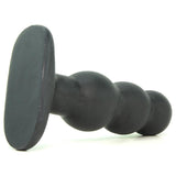 Platinum Silicone The Tru Plug Ripple in Black