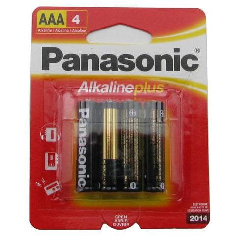 Alkaline AAA Batteries - 4 Pack