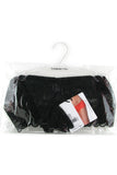 Black Lace Booty Shorts in OSXL