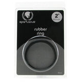 Rubber C-Ring 2 Inch in Black