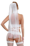 Bands of Lace Diamond Teddy in L/XL