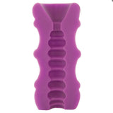Mood Pleaser Thick Ribbed Masturbator in Purple