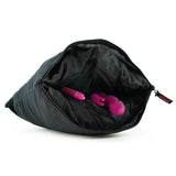 Decor Stashe Pillow in Velvish Black