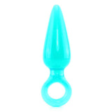 Jolie Pleasures Mini Jelly Butt Plug in Aqua