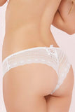 Geo Galloon White Lace Panty in S