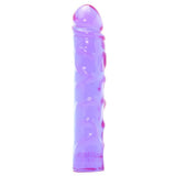 Reflective Gel 7.5 Inch Jr. Dildo in Purple