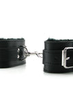 X-PLAY Fur Lined Ankle Cuffs in Luscious Black