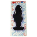 Cocky Boys XXL Helmet Head Glass Plug in Black