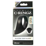 Silicone Taint-alizer Cock Sling in Black
