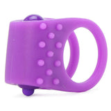 Silicone Duo Cock Ring in Purple