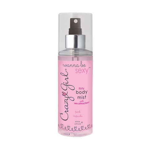 Crazy Girl Flirty Body Mist 6oz/117mL in Cupcake