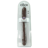 16" Thick Double Dildo in Brown