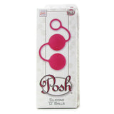 Posh Silicone "O" Balls in Pink