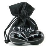 Crystal Premium Glass Eggs in Black