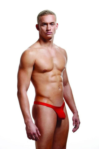 Red Low Rise Thong in L/XL
