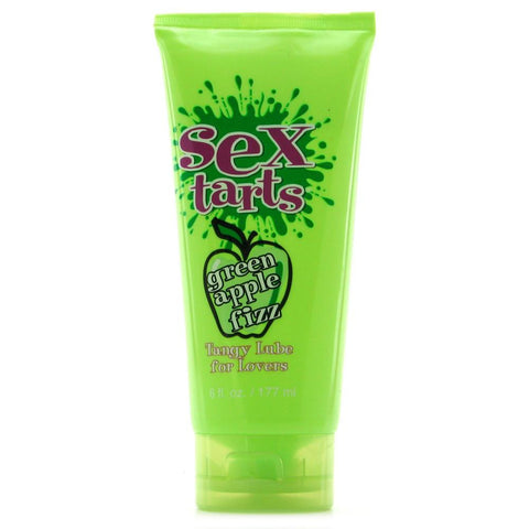 Sex Tarts Tangy Lube 6oz/177ml in Green Apple Fizz