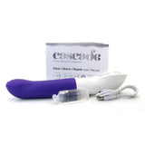 Cascade Ripple Self Lubricating Vibe in Purple