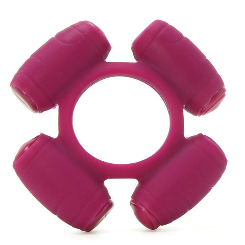 Turbo Vibrating Ring in Ballsy Burgundy