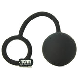 Silicone Cock Ring with Heavy Anal Ball