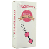 Silicone Kegal Balls in Black/Pink