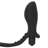 Rock Hard Ass-Gasm Silicone Cock Ring in Black