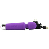 Mini Halo Wireless 20X Silicone Massager in Purple