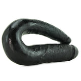 King Cock Large Double Trouble Dildo in Black