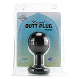 Round Butt Plug Medium in Black