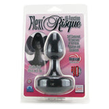 10 Function Flexi Risque Vibrating Butt Plug in Black