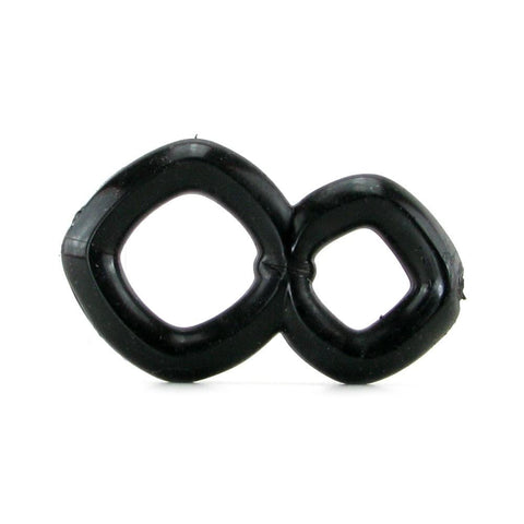 Crazy 8 Enhancer Ring in Black