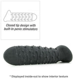 Fat Boy Thin Standard Stretchy Cock Extender in Black