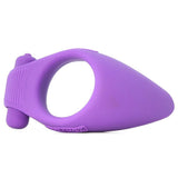 Vibrating Silicone Taint-alizer Cock Sling in Purple