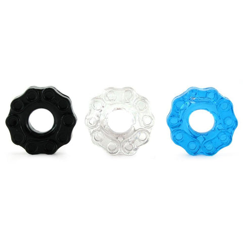 Chain Gang Mega Stretch Cock Ring 3 Pack