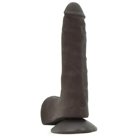 The Realistic 7 Inch Slim UR3 Vac-U-Lock Cock in Black