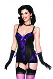 Garter Dress with Lace Up Back in M