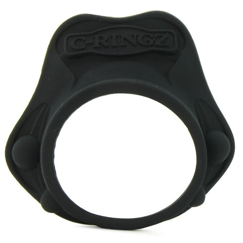 Rock Hard Silicone Cock Ring in Black