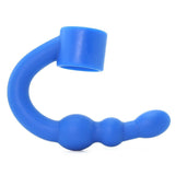 Silicone Shaft Ring with Flexible Beaded Anal Arm
