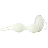 Eve Vibrating Silicone Beads in White