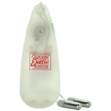 Pocket Exotics Dual Heated Whisper Bullet Vibe in Clear