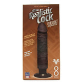 The Realistic Vibrating 8 Inch UR3 Cock in Black