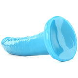 Neon Slim 7 Dildo in Blue