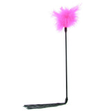 Fetish Fantasy Feather Tickler Whip in Pink