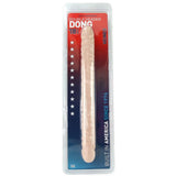 Veined Double Header 18 Inch Dildo in White