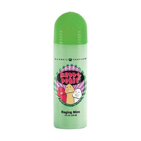 Everyone Loves A Happy Penis Massage Cream 4oz in Mint