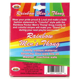 Rainbow Men's Cotton Thong