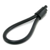 Silicone Stud Lasso in Black