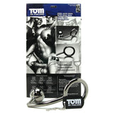 Tom of Finland Steel Cock Ring with Anal Ball