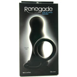 Renegade Pop & Lock Rambo Plug with Cock Ring in Black